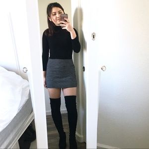 American Apparel Striped Knit Mini Skirt